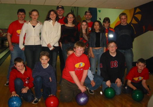 Beim bowlen