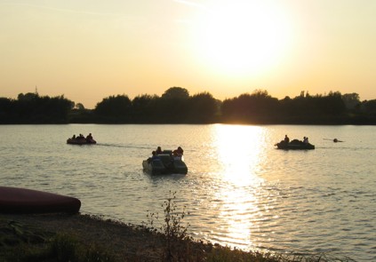 Sonnenuntergang am sdlichen See