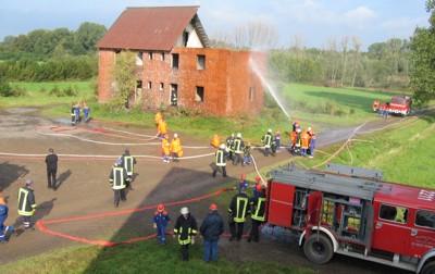 Brandbekmpfung an anderer Stelle