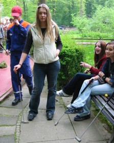 ich bin die Minigolf-Queen