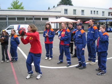 Deutsche Vizemeisterin im Korbball