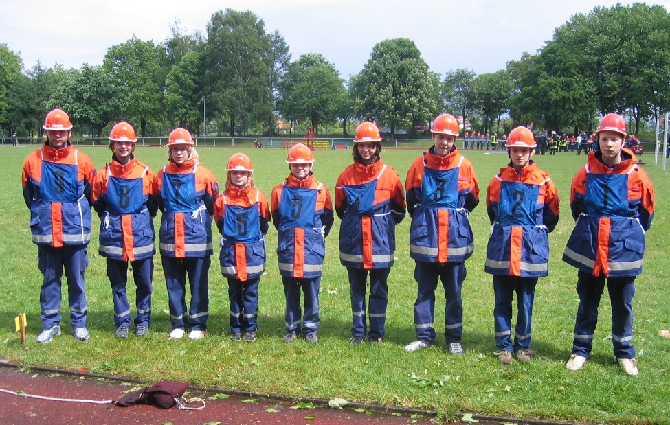 Jan, Lisa, Sarah, Dunne, Robin, Chrissi, Maik, Marc und Chris