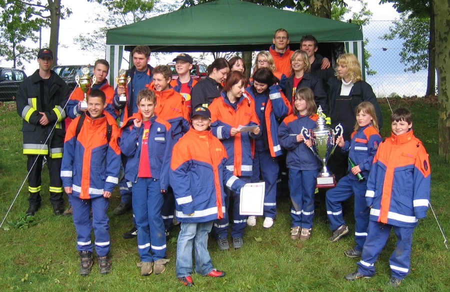 Stadtpokalsieger 2007 - wir waren dabei ... Gebbi, Till, Jan, Maik, Chris, Kati, Lisa, Chrissi, Asley, Sarah, Julian, Sarah, Sarah, Alax, Tina,  Tobi, Marc, Tatjana, Mara, Dunja und Robin